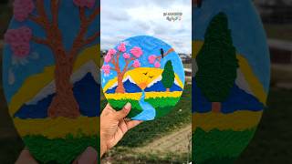 Summer Special🏖️🌞🥭Clay Scenery🖌️🎨3d Painting With Super Clay 💕🥰#clayart #shortsfeed #viral #trending