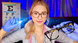 ASMR DETAILED Eye Exam Lens 1 or 2 👓 Doctor Roleplay REALISTIC Vision Test, Glasses Fitting 👓