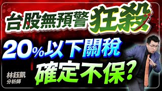 【台股無預警狂殺 20%以下關稅確定不保？】股林高手 林鈺凱分析師 2025.07.29