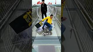 China's Glass Cracking Bridge 😱 #shorts