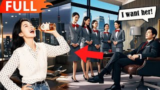 🌸Girl Drank 10 Bottles in Office to Get Job, CEO Froze, Realized She’s the Wife He Wanna Divorce!