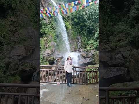 Seven sisters waterfall in north sikkim