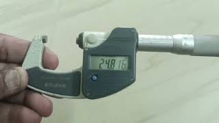 Mitutoyo Digital Micrometer Service Contact point problem