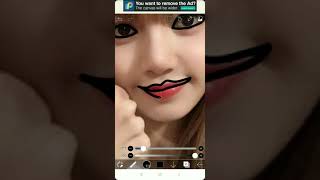 Makeup for Lisa | Blackpink | in ibis paint X | #shorts