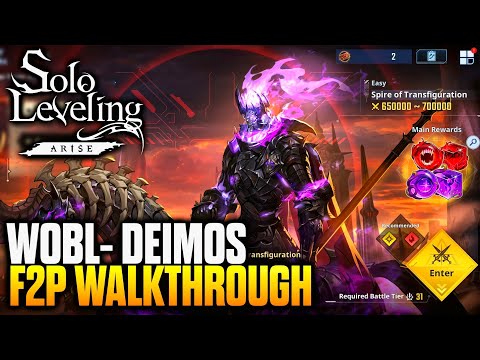 Workshop of Briliant Light " Deimos " - F2P Walkthrough | Solo Leveling: ARISE