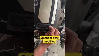 Splendor xtec modified | led light install #splendormodified #xtech #viral #splendor #bikelover #yt