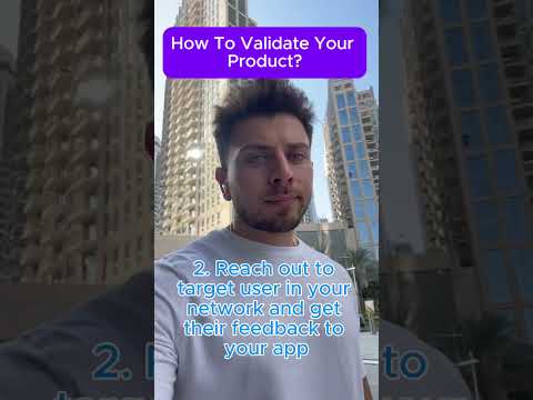 Finding out how to validate your product is tough. It’s different for everyone, here’s a few tips