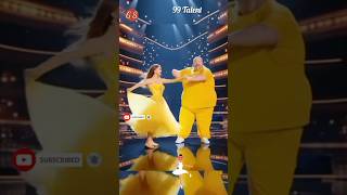 FAT Man and GIRL Amazing Dancing AI Perfomes #shorts #shortsfeed #aitalent #ytshorts