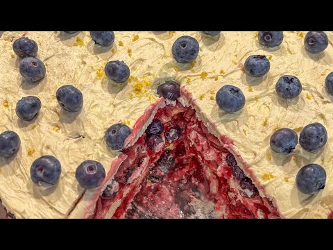 How to Make Easy No Bake Lemon Berry Mascarpone Cake