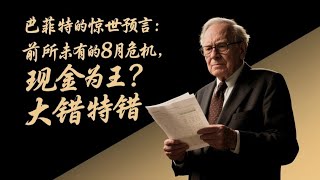巴菲特的驚世預言：前所未有的8月危機，家裡現金超過10萬的黃金時期即將到來！ 什麼是價值投資，99%的人搞錯了！#投資 #赚钱 #熱門 #財富 #賺錢 #副業 #人生感悟 #情感 #巴菲特 #赚钱