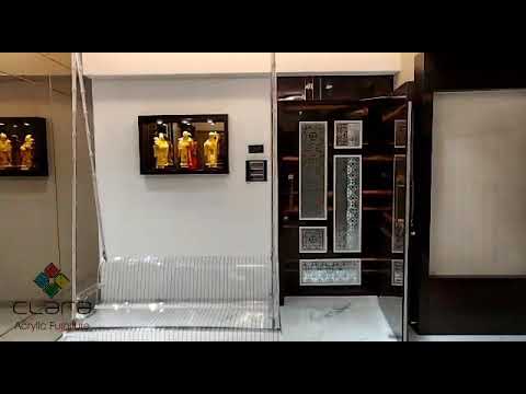 Premium Hanging Acrylic Swing with Acrylic chain by Clara Acrylic Furniture Luxurious, modern style