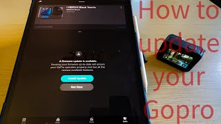 How to update your gopro with the Quik app