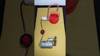How to Run a Water Pump Using a Hand-Cranked New DC Generator _ DC Motor #dcmotor #tech #shorts
