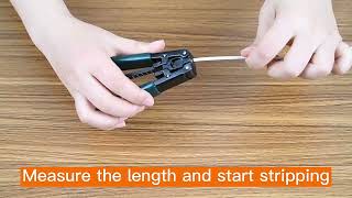 FTTH Flat Drop Optical Cable Stripper