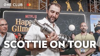 Scottie Scheffler takes the Claret Jug to the Happy Gilmore 2 Premiere! | Inside The Open