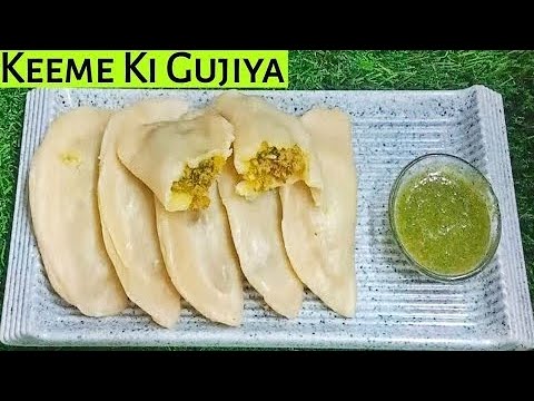 जल्दी जल्दी बने ये मजेदार सा नाश्ता कीमा गुजिया ||Mutton Keema Gujiya Recipe|Gujiya Recipe by alfiya