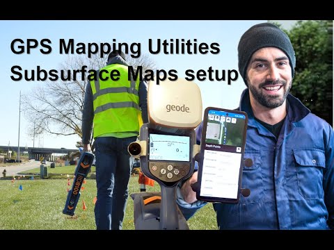 Radiodetection Locator &  GPS device pairing to Subsurface Maps Android App for Utility GPS Mapping