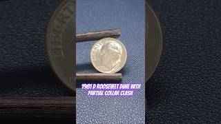 1981 D Roosevelt Dime with Partial Collar Clash #shorts #errorcoins #errorcoin