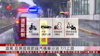 酒駕.拒測提高罰鍰.同車連坐罰 7月上路 2019-06-05 IPCF-TITV 原文會 原視新聞