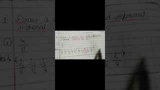 Rational number/ex 3.2/Class 7/draw a number line..#ytmath