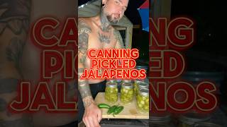 This is the recipe i use for canning super easy pickled jalapenos. #gardening #canning #jalapeno