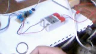 Microptik Proximity sensor (with LED) and Solid state relays to switch electrical motor