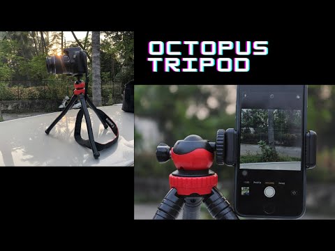 Octopus tripod with mobile holder(blue Seed BBD-19 340mm) | Ball shaft  | Flip-cart.| 400-600 rupees