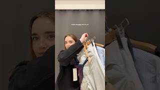uniqlo changing room try on🫶🏻 #uniqlo #changingroom #tryon #comeshopwithme #edinburgh