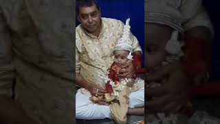 Rice ceremony of Rituraj #viralvideo #baby #riceceremony 😋😋😜🥰🥰#motherhood #momswithcameras