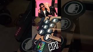 APT - ROSE & BRUNO MARS cover drum portable #shortsfeed #apt #drums