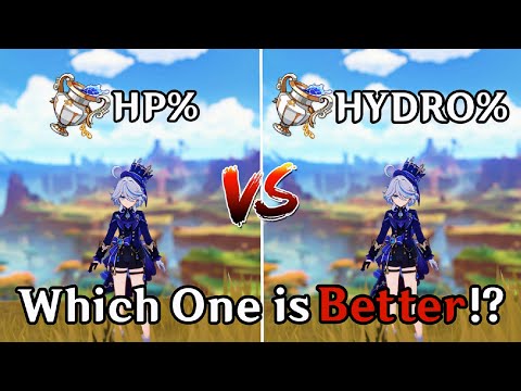 Furina HP% vs Hydro% Goblet!! Best Build for Furina?? [Genshin Impact]