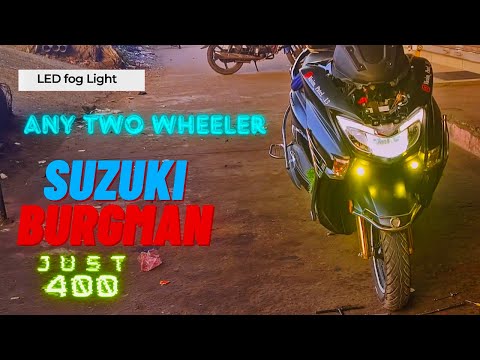 Illuminate Your Ride: DIY Guide to Installing Stunning fog Lights on Burgman💡🔨 | Desi Engineer"