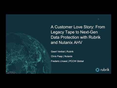 Webinar - Rubrik - Nutanix - PCCW Global