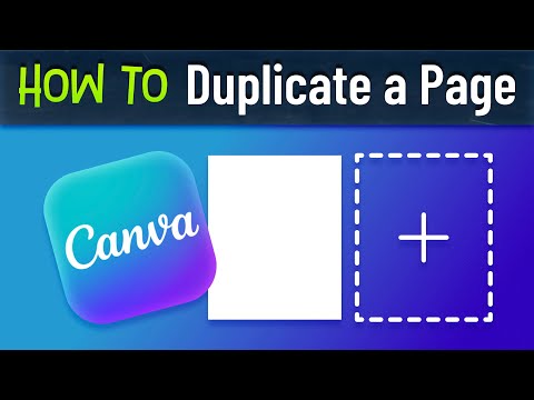 How to Duplicate a Page in Canva