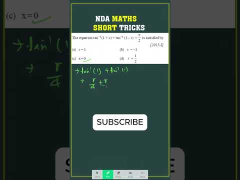 NDA 1 2025 maths short tricks video 🔥 NDA 1 2025 maths paper solution