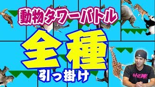 【神業動画やり方】どうぶつタワーバトル 引っ掛けやり方公開！
