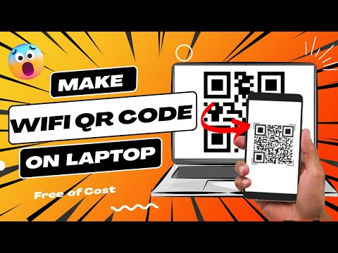 How to Generate WIFI QR Code on Laptop | How to make QR code | 100% Easy