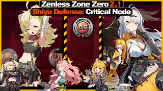New Shiyu Defense: Critical Node 6 M6 Piper W/ Burnice & M2 Yixuan W/ Ju Fufu /Zenless Zone Zero 2.1