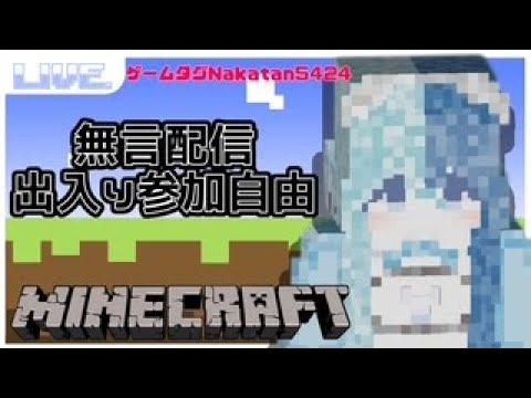 マイクラ　村づくり　参加自由　配信