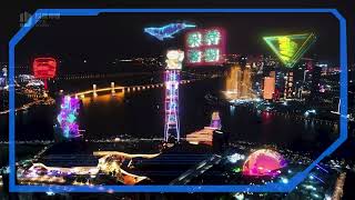 ┇粵港澳大灣區 珠海┇同时观赏澳门烟花景、横琴繁华城景、自然生态山景，珠海仅有十字门！