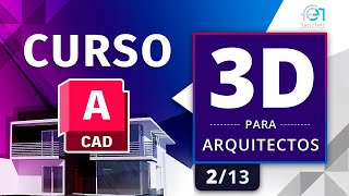 Extrusión | Curso AutoCAD 3D | Video 2/13 | Fernando Sánchez Piña | urbemedia
