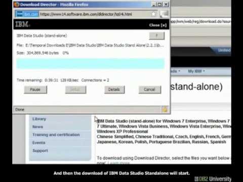 Chapter 3(4) - Downloading IBM Data Studio