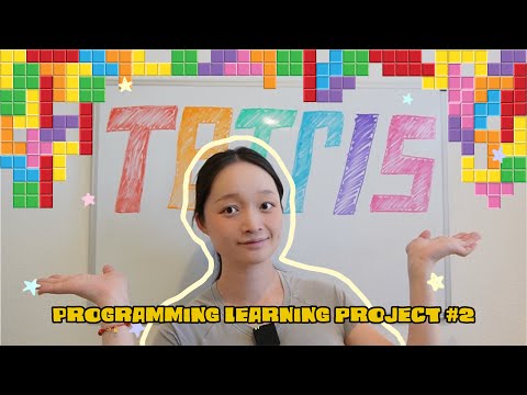 Programming Learning #2 | I made a tetris game using pygame♦️