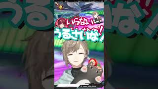【叶】とにかくうるさい叶とローレンの音割れ煽り合いマリオカート【にじさんじ】#shorts