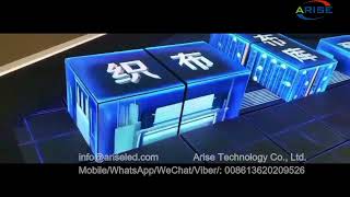 Custom Magic cube led wall #ledcube #cubedisplay #retailstoredesign #cubeleddisplay,ARISELED.COM