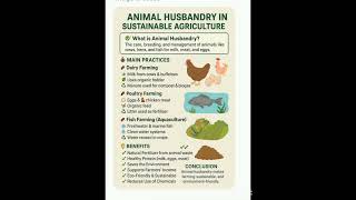 How to make a chart on Animal husbandry? #easytolearn