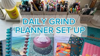 DAILY GRIND PLANNER SET UP!