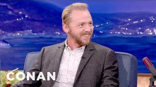 Simon Pegg Shows Off His 12 Stages Of Drunkenness | CONAN on TBS