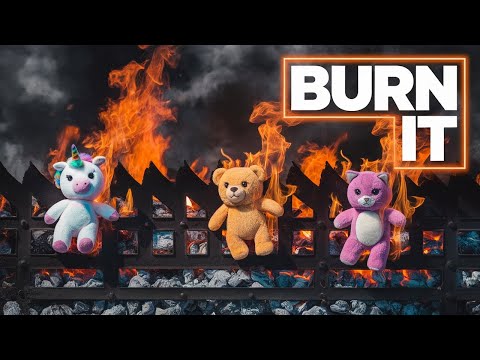 Burning Beanie Babies! 🔥