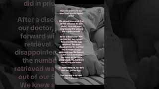 Our worst round of IVF brought us our sweet miracle baby